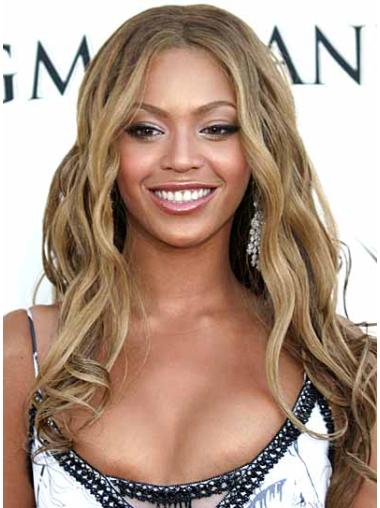 Long Capless Blonde Synthetic Wavy 16" Beyonce Wig UK
