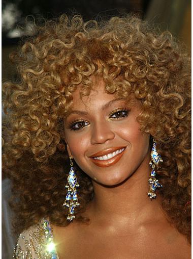 Shoulder Length Curly Layered Capless 14" Trendy Beyonce Wigs