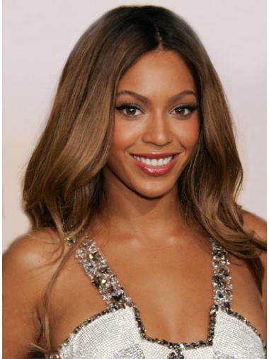 Long Wavy Without Bangs Lace Front 24" Comfortable Beyonce Wigs