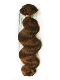 Auburn Wavy Good Remy Human Hair Tape In Hair Extensions