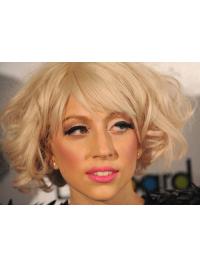 Lady Gaga Wig Chin Length With Bangs Remy Human