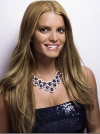 22" Great Brown Long Straight Without Bangs Jessica Simpson Wigs